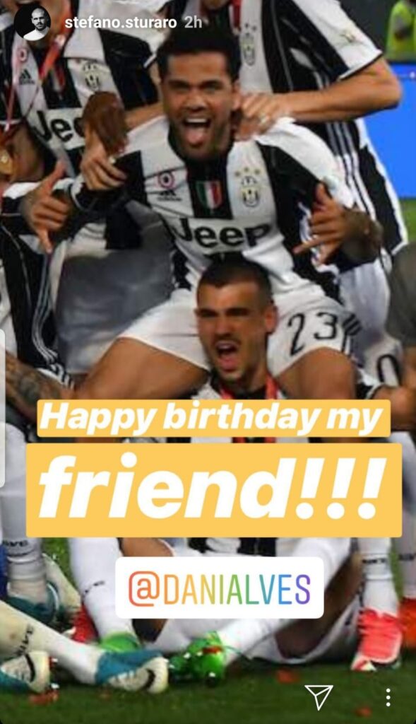 Compleanno Dani Alves: gli auguri degli ex colleghi alla Juve - GALLERY 43 sturaro dani alves
