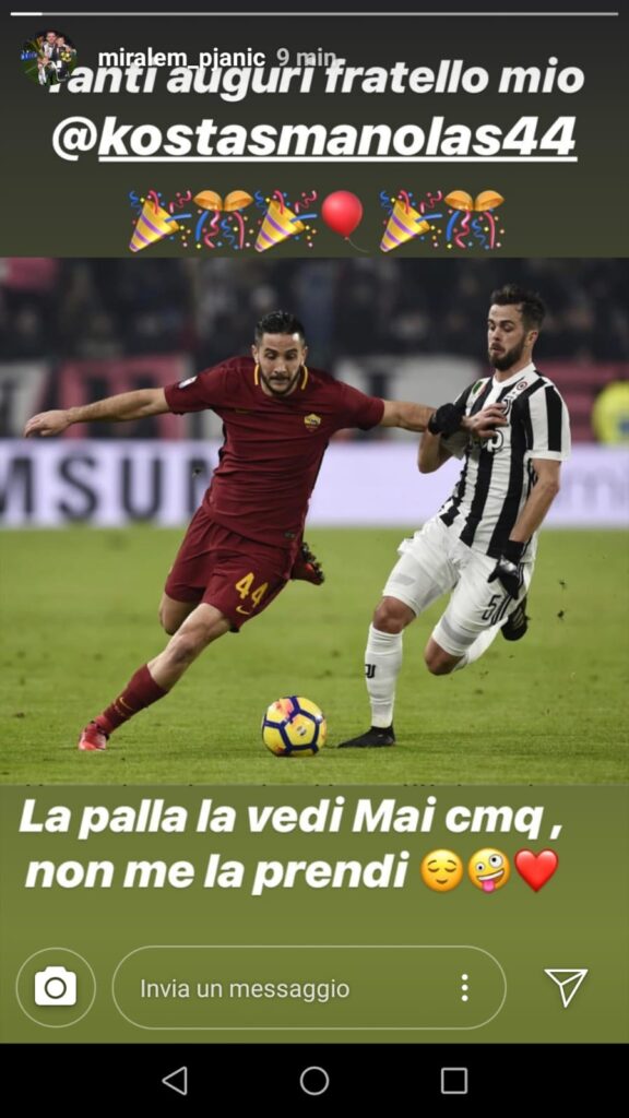 «La palla non la vedi mai»: gli auguri di Pjanic al suo ex compagno di squadra - FOTO 39 WhatsApp Image 2019 06 14 at 11.15.11