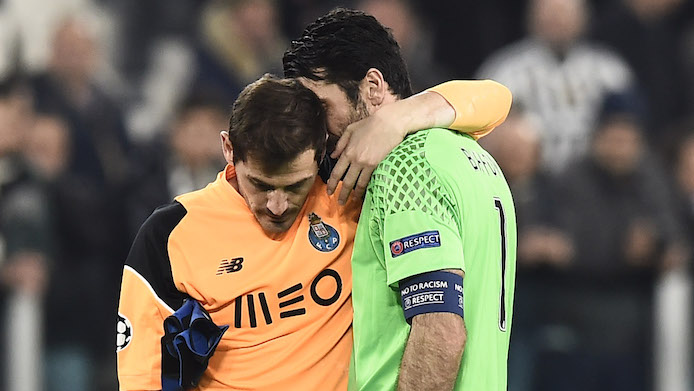 Ritiro Casillas, Buffon: «Senza di te sarebbe stato meno significativo» 36 buffon casillas