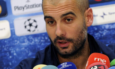guardiola panchina allenatore conferenza stampa