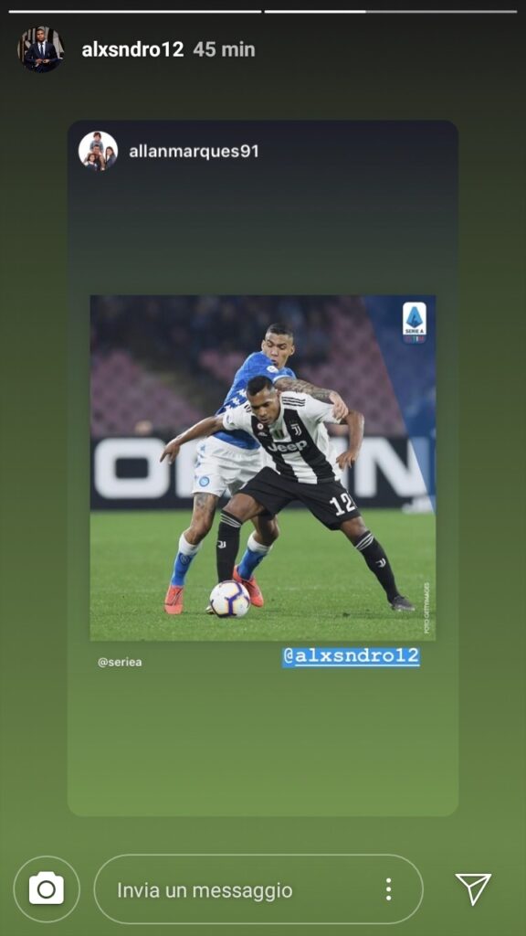 Alex Sandro si prepara alla finale con... Il compagno del Napoli - FOTO 39 Alex Sandro Allan
