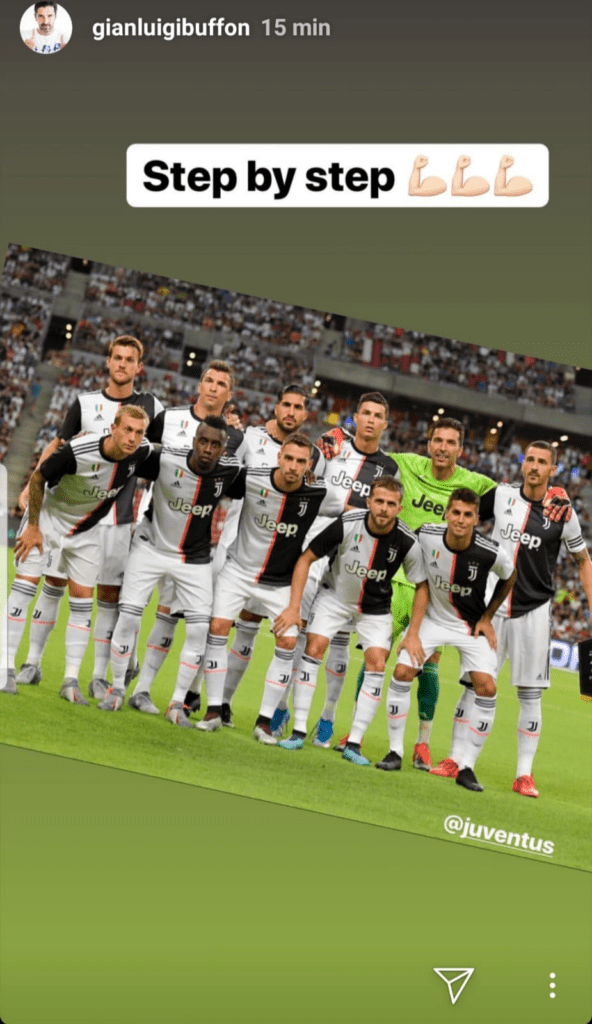 Buffon: l'entusiasmo del portiere per il secondo esordio con la Juve - FOTO 39 Step