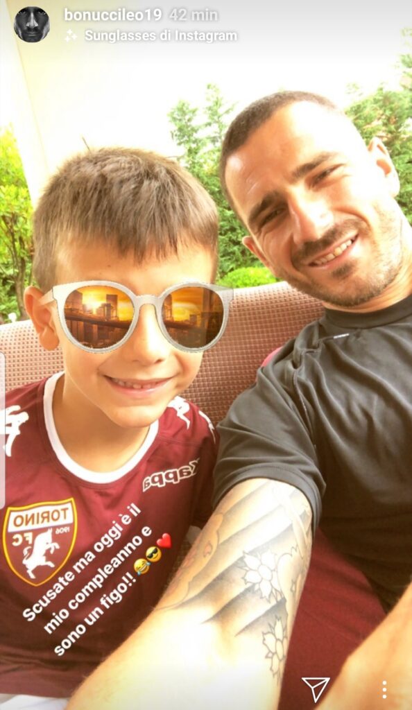 Bonucci, auguri speciali al figlio Lorenzo: spicca la maglietta del bambino - FOTO 39 bonucci lorenzo