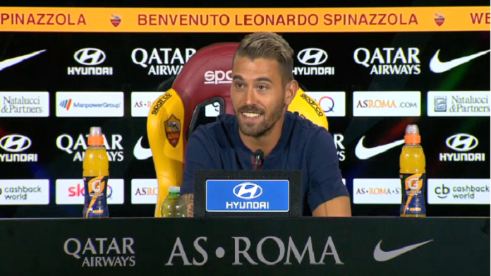 Rinnovo Spinazzola: il terzino ex Juve prolunga fino al 2024 con la Roma 36 conferenza stampa spinazzola