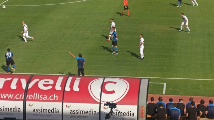 Lugano Inter: lo speaker annuncia il nome di Conte, i tifosi... 36 conte