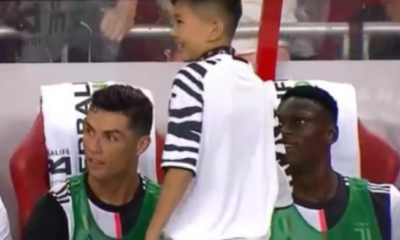 cristiano ronaldo bimbo juve tottenham