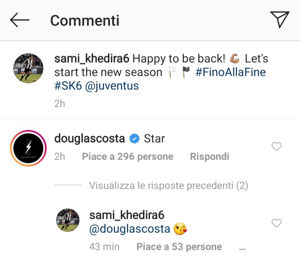 «Felice di essere tornato»: Khedira suscita la reazione di Douglas Costa - FOTO 39 douglas