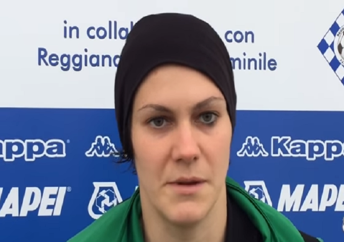 Tasselli: «È la prima volta che mi capita che una squadra abbia tre portieri» 36 sabrina tasselli