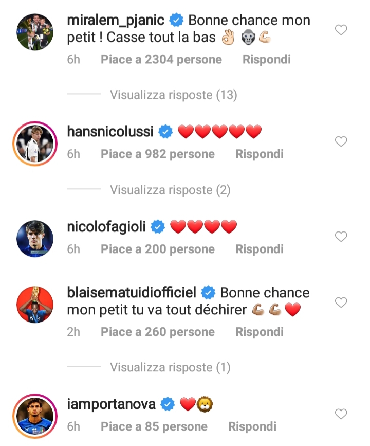 Kean all'Everton, il saluto emozionato dei compagni della Juve - FOTO 39 20190804 195052