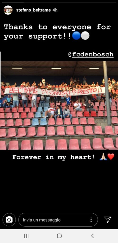«Beltrame guarisci presto»: il messaggio dei tifosi del Den Bosch - FOTO 39 beltrame instagram