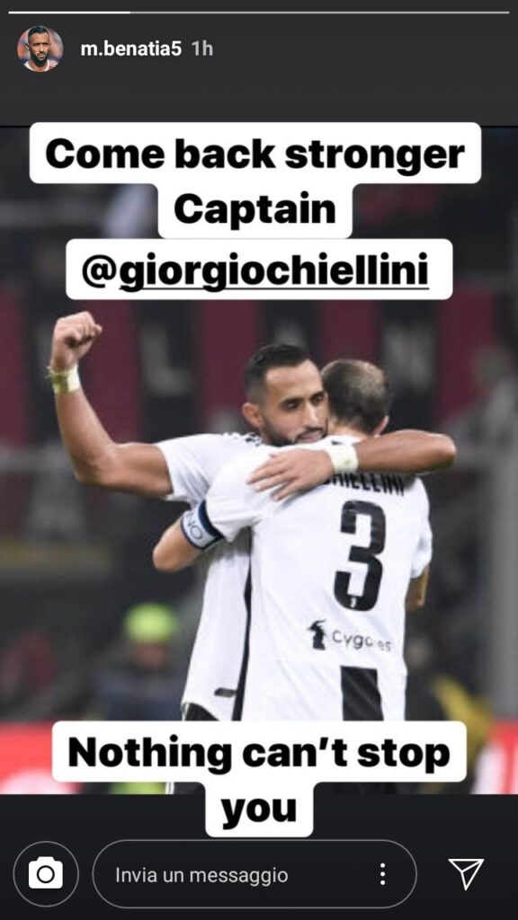 Infortunio Chiellini: tanti messaggi d'affetto per il Capitano della Juve - GALLERY 57 benatia chiellini