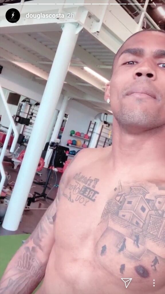 Douglas Costa al lavoro: in palestra per tornare in campo - FOTO 39 Screenshot 20190921 161051 Instagram