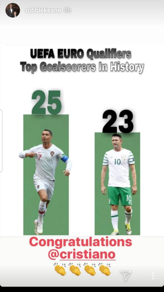 Keane, che gesto! Cristiano Ronaldo gli strappa il record, lui risponde così - FOTO 39 keane cristiano ronaldo