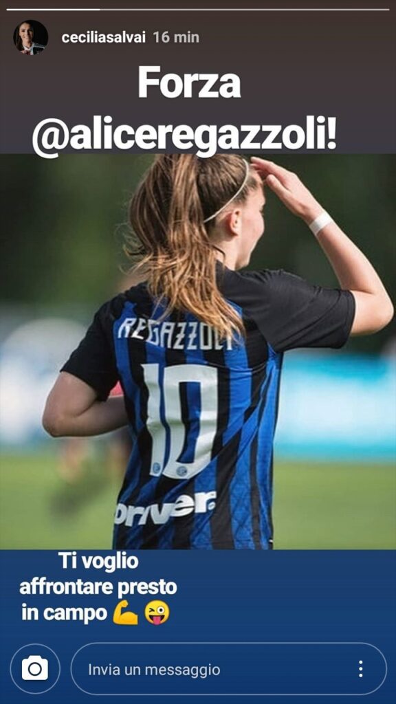 Salvai sprona Regazzoli: «Voglio affrontarti presto in campo» - FOTO 39 Screenshot 20191014 164757 Instagram