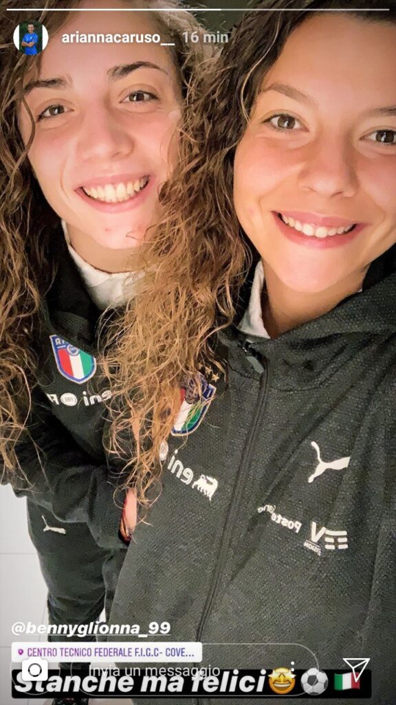 Caruso riabbraccia Glionna in Nazionale: «Stanche ma felici» - FOTO 39 caruso glionna nazionale