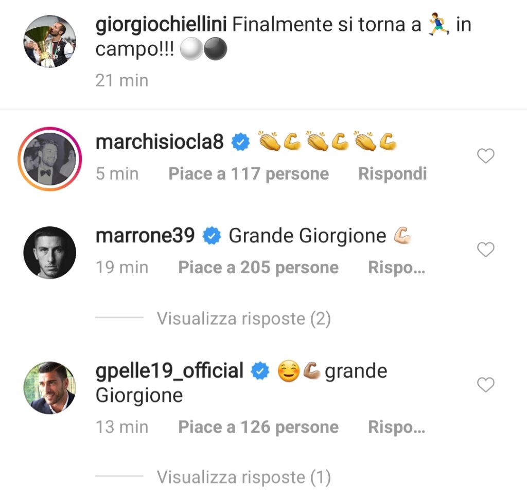 Chiellini: pioggia di messaggi d'affetto per il difensore della Juve - FOTO 41 chiellini