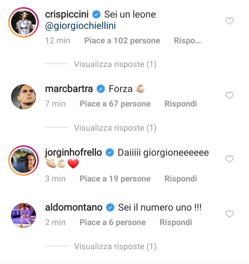 Chiellini: pioggia di messaggi d'affetto per il difensore della Juve - FOTO 42 chiellini juve