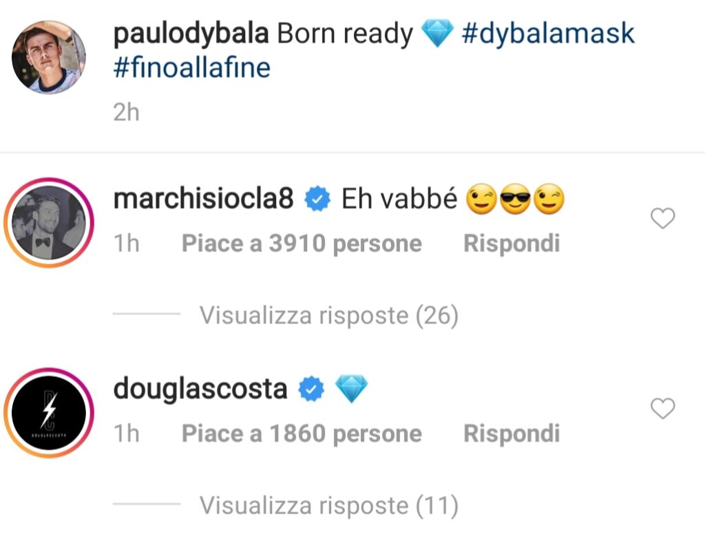 Dybala fa il fenomeno allo Stadium: la reazione di Marchisio - FOTO 39 dybala instagram