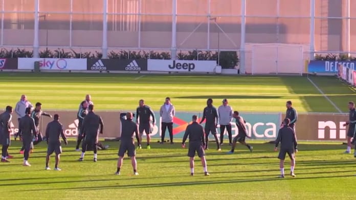 Cuadrado, entrataccia su Dybala in allenamento! - VIDEO 36 rifinitura juve atletico madrid