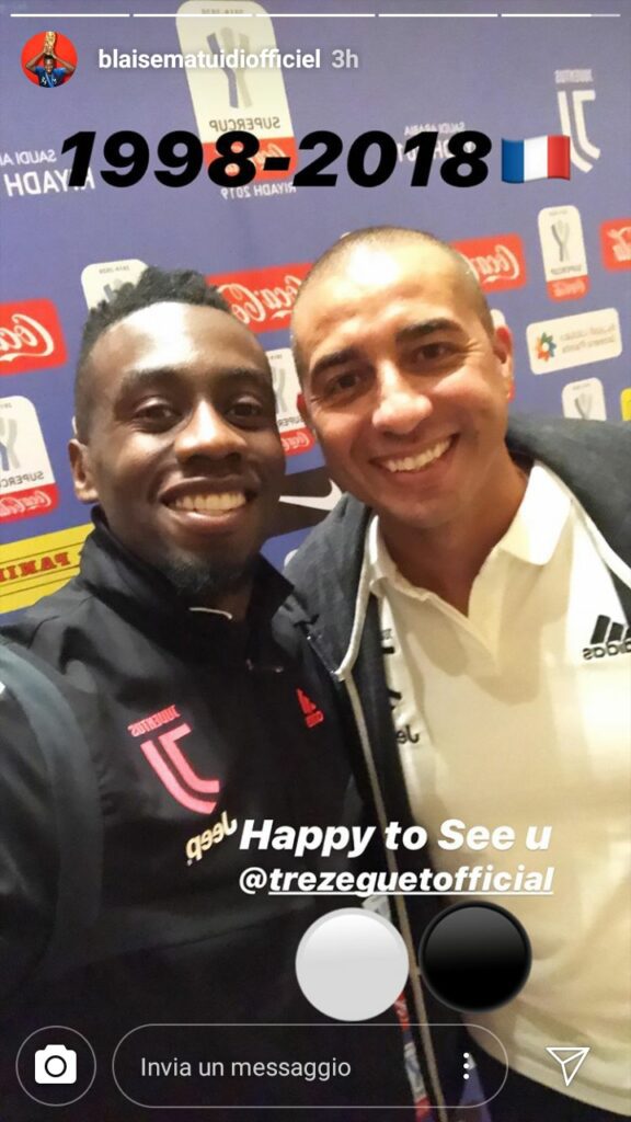 Matuidi Trezeguet: abbraccio tra campioni del mondo - FOTO 39 WhatsApp Image 2019 12 21 at 15.09.27