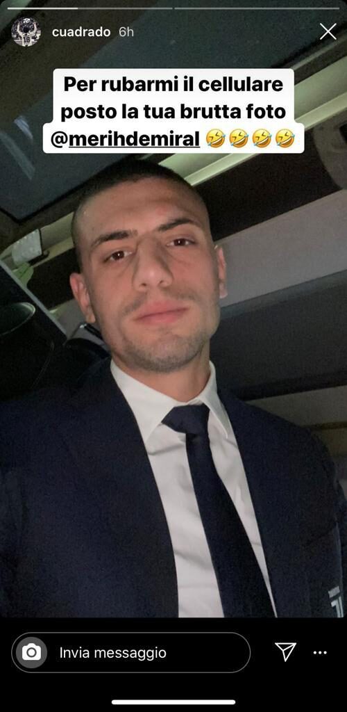 Demiral 'ruba' il cellulare a Cuadrado in aereo: Juan si vendica - FOTO 39 cuadrado demiral