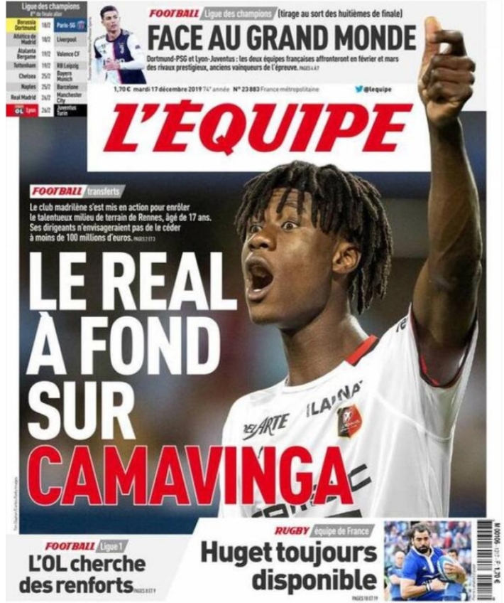 Juve Lione, L'Équipe commenta il sorteggio: «Di fronte al grande mondo» - FOTO 39 equipe