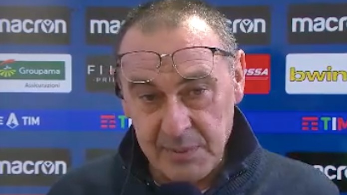 Sarri: «Dispiace perdere un trofeo, ora pensiamo ai prossimi mesi» - VIDEO 36 sarri