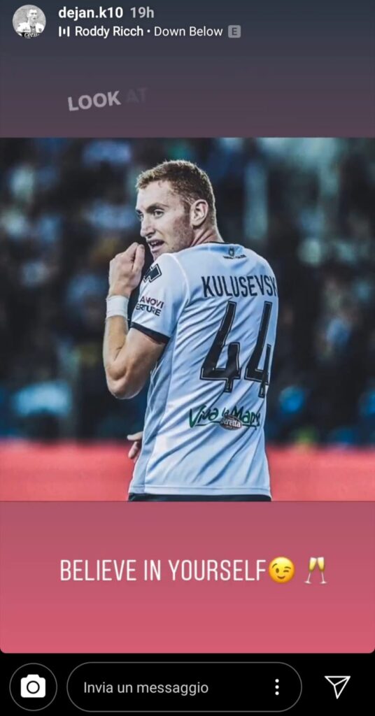Kulusevski, il giovane svedese si carica: «Credi in te stesso» - FOTO 39 WhatsApp Image 2020 01 03 at 14.10.17