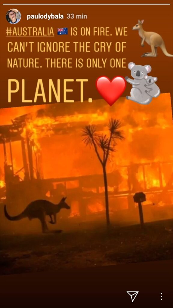 Dybala: «Non possiamo ignorare il pianto della natura» - FOTO 39 WhatsApp Image 2020 01 04 at 18.26.46