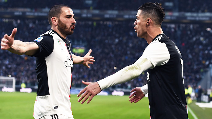 Juve campione d'inverno? Una statistica incentiva i bianconeri 36 bonucci ronaldo juve