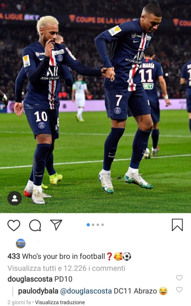 «Chi è tuo fratello nel calcio?»: Douglas Costa pensa al compagno di squadra - FOTO 39 douglas costa dybala