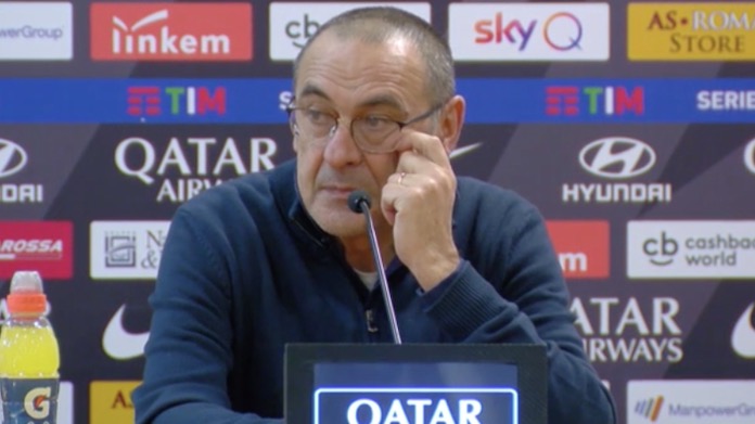 Sarri: «Cambiato alla Juve? Mia moglie dice che sono la solita testa di c****o» - VIDEO 36 sarri