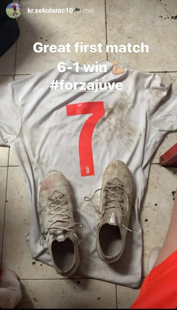 Sekularac: «Grande prima partita, forza Juve» - FOTO 39 Sekularac