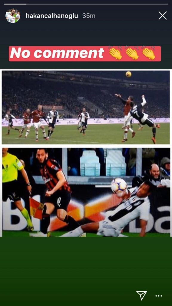 Calhanoglu infuriato per l'arbitraggio: «No comment» - FOTO 39 WhatsApp Image 2020 02 14 at 00.34.56