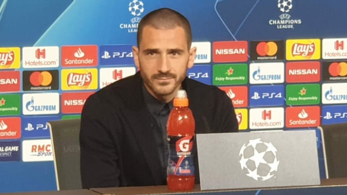 Conferenza stampa Bonucci: «Vincere per accelerare la nostra crescita» 36 bonucci conferenza lione juve