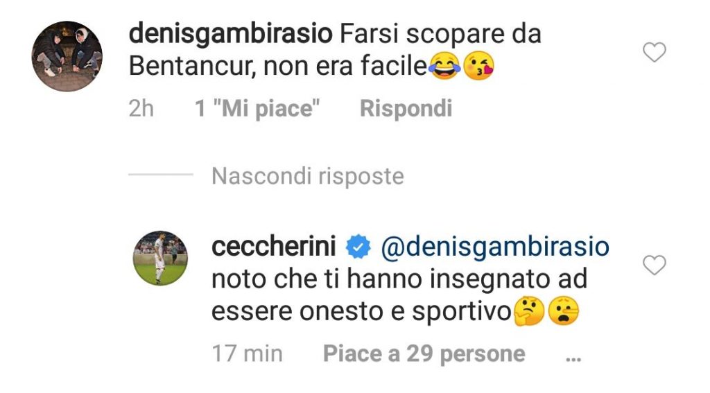 Ceccherini, caduta di stile: risponde male a un tifoso e cancella i commenti 42 ceccherini 27