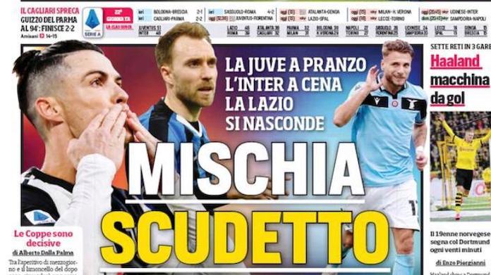 Rassegna stampa Juve: le prime pagine dei quotidiani sportivi - 2 febbraio 2020 42 corriere 2