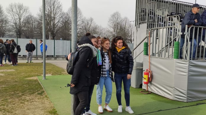 Juventus Women Inter, Merlo e le rossonere Bergamaschi e Fusetti a Vinovo 36 juventus women inter fusetti bergamaschi merlo