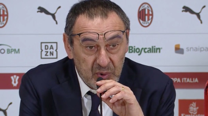 Sarri: «Il rigore è clamoroso. E ce n'era un altro su Cuadrado poco prima» - VIDEO 36 sarri 1
