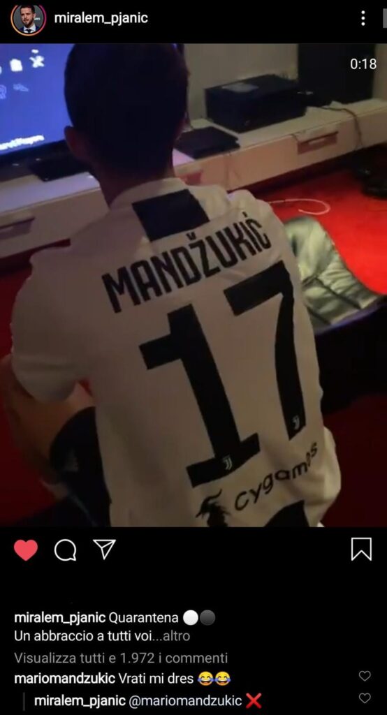 Pjanic Mandzukic: il siparietto social tra i due ex compagni - FOTO 39 Pjanic 1