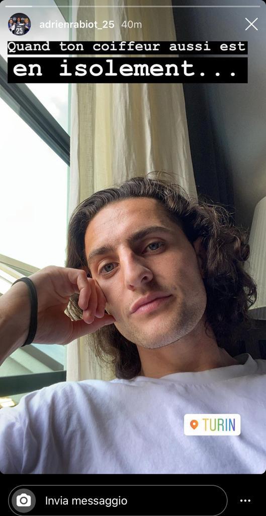 Rabiot e i suoi capelli: «Quando il parrucchiere è in isolamento» - FOTO 39 Rabiot