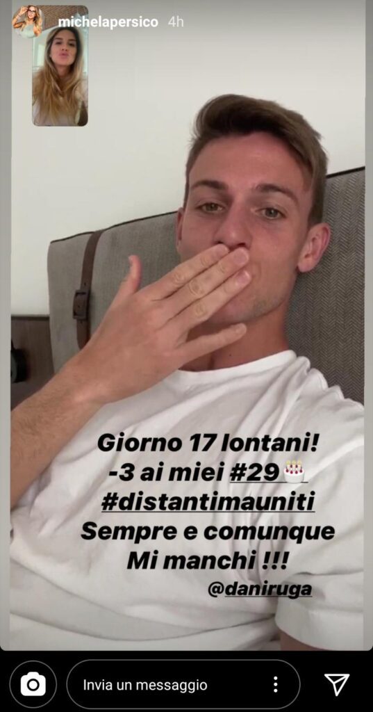 Michela Persico scrive a Rugani: «Mi manchi, distanti ma uniti» 39 WhatsApp Image 2020 03 23 at 14.07.40