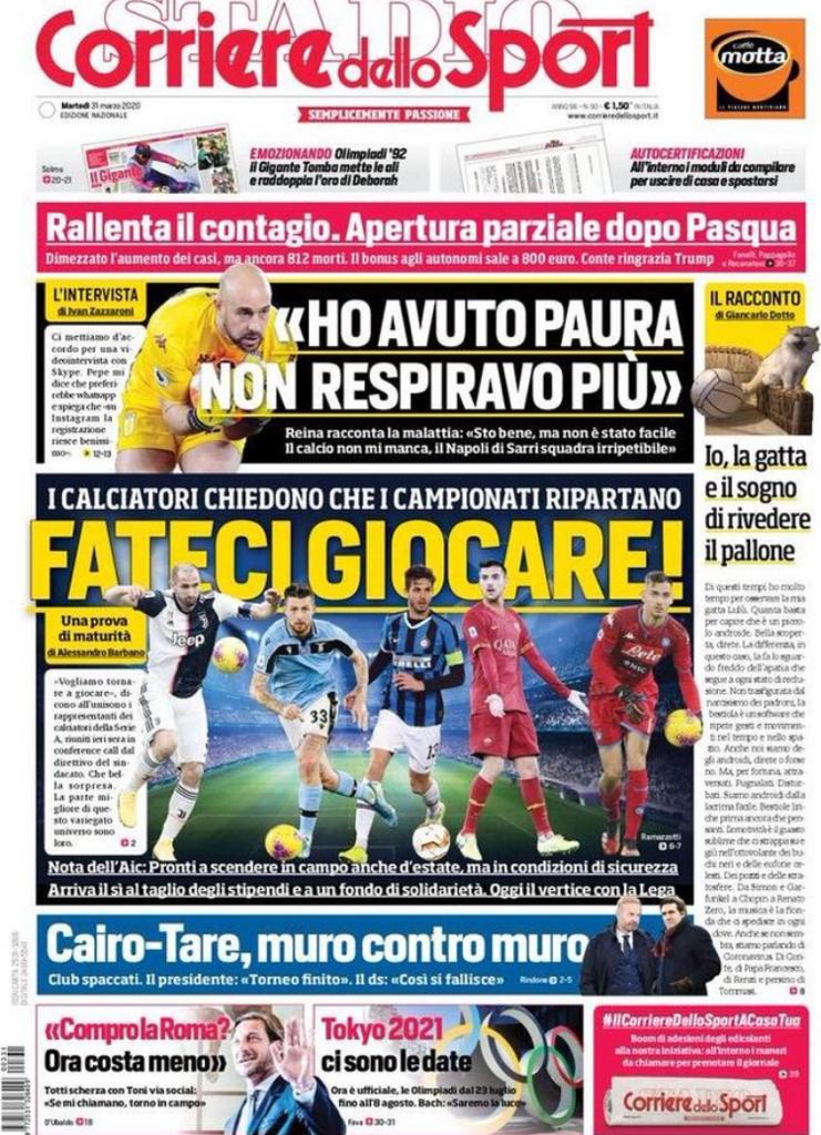 Rassegna stampa Juve: le prime pagine dei quotidiani sportivi - 31 marzo 2020 43 WhatsApp Image 2020 03 31 at 08.36.01