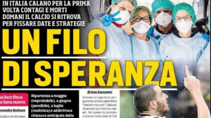 Rassegna stampa Juve: le prime pagine dei quotidiani sportivi - 23 marzo 2020 42 cds 3