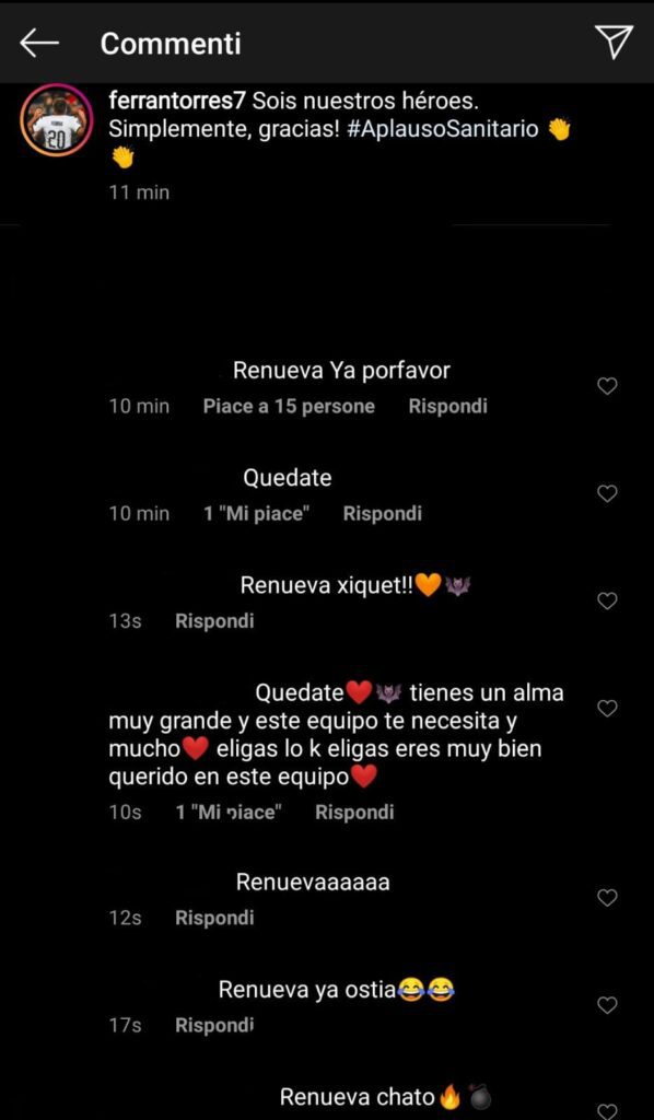 Calciomercato Juve, i tifosi reclamano: «Resta con noi!» 39 ferran torres