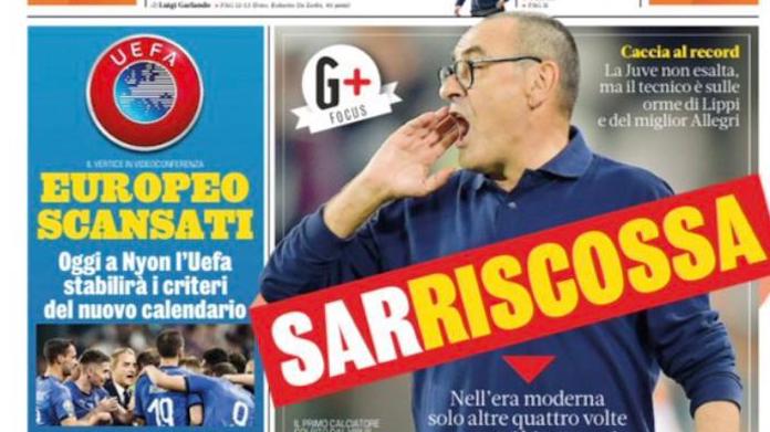 Rassegna stampa Juve: le prime pagine dei quotidiani sportivi - 17 marzo 2020 42 gazzetta 22