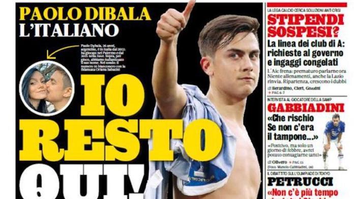 Rassegna stampa Juve: le prime pagine dei quotidiani sportivi - 21 marzo 2020 42 gazzetta 28