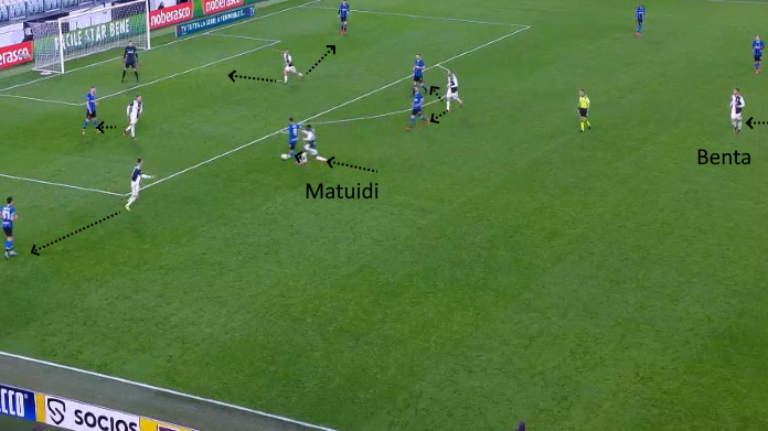 LAVAGNA TATTICA - Matuidi dà intensità al pressing 36 juve matuidi