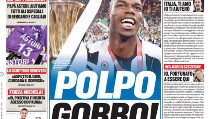 Rassegna stampa Juve: le prime pagine dei quotidiani sportivi - 19 marzo 2020 42 tuttosport 24