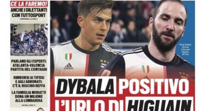 Rassegna stampa Juve: le prime pagine dei quotidiani sportivi - 22 marzo 2020 42 tuttosport 28